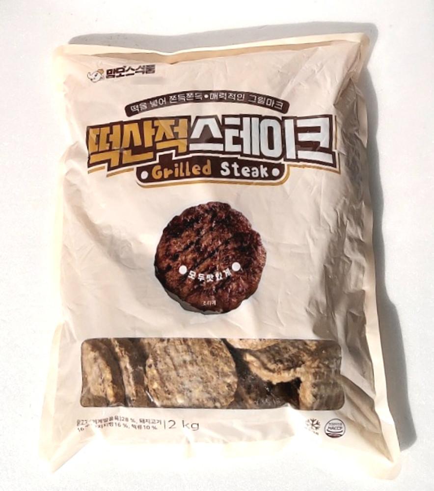 맘모스 떡산적스테이크 2kg(60gX약33~34개입) [원산지:상세설명에 표시]