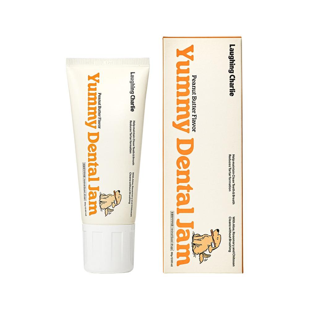 [래핑찰리♥]  야미덴탈잼 80g (피넛버터향 치약)