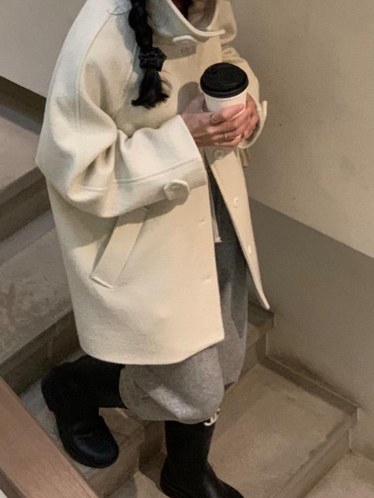 [당일] vergamot 베르가못 알렌 하프 코트 2color