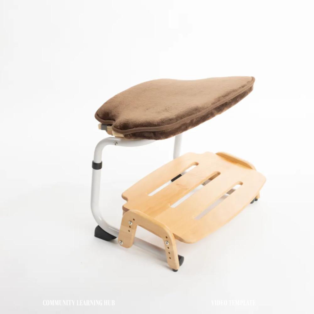 와이드 업다운 [펴고] 2단 발받침대 특허받은 회전식 발받침 높이조절 각도조절