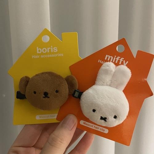 miffy) 미피 인형페이스 헤어클립