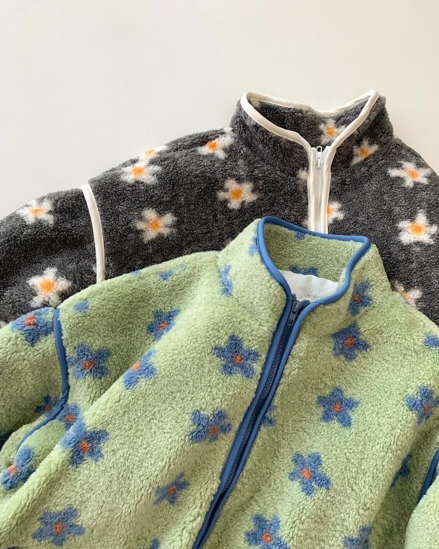 마르그리트 플리스 퀼팅 집업