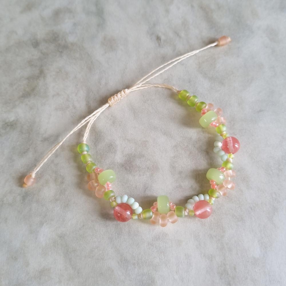 여름맛 화채 /  시드비즈 매듭 팔찌 Bracelet