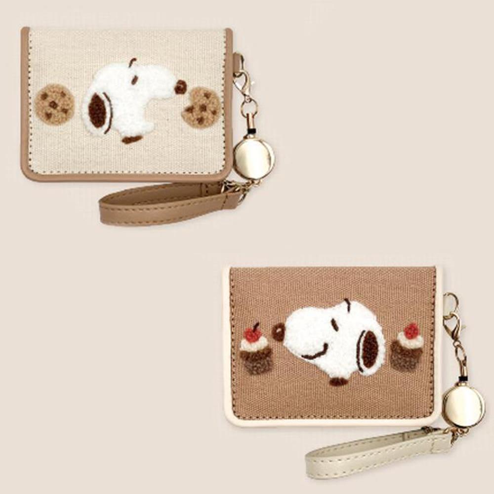 스누피 캐릭터 오픈 카드케이스 카드지갑(사가라) (일))