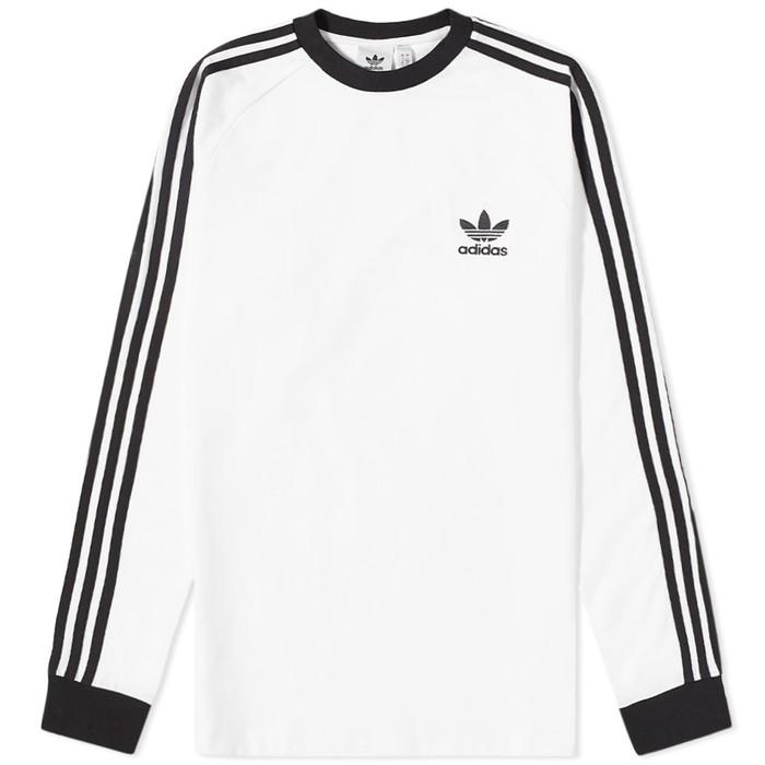 Adidas Long Sleeve 3 Stripe Tee
