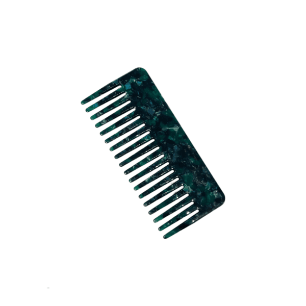 [viviflo] marble hair comb_green / 마블 헤어빗