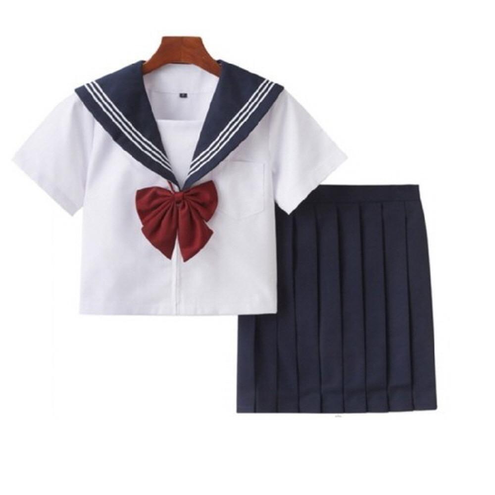 일본 교복 세라복 코스프레 반팔 셔츠 디자인1