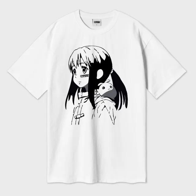 CHERISH Memory 오버핏 반팔티