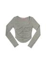 Pleasenofollow made Darlin shirring Long Sleeve top