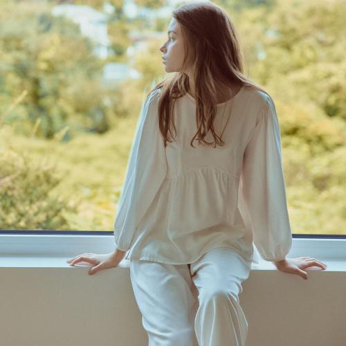 [4565 BCFHT] 느와앤블랑 투피스 Ivory