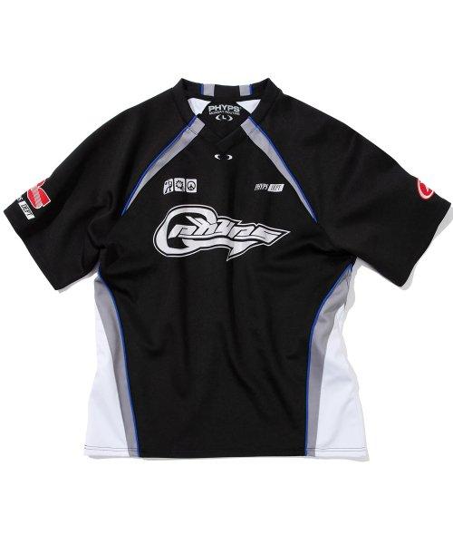 PHYPS® MESH MOTORCYCLE RAGLAN SS BLACK