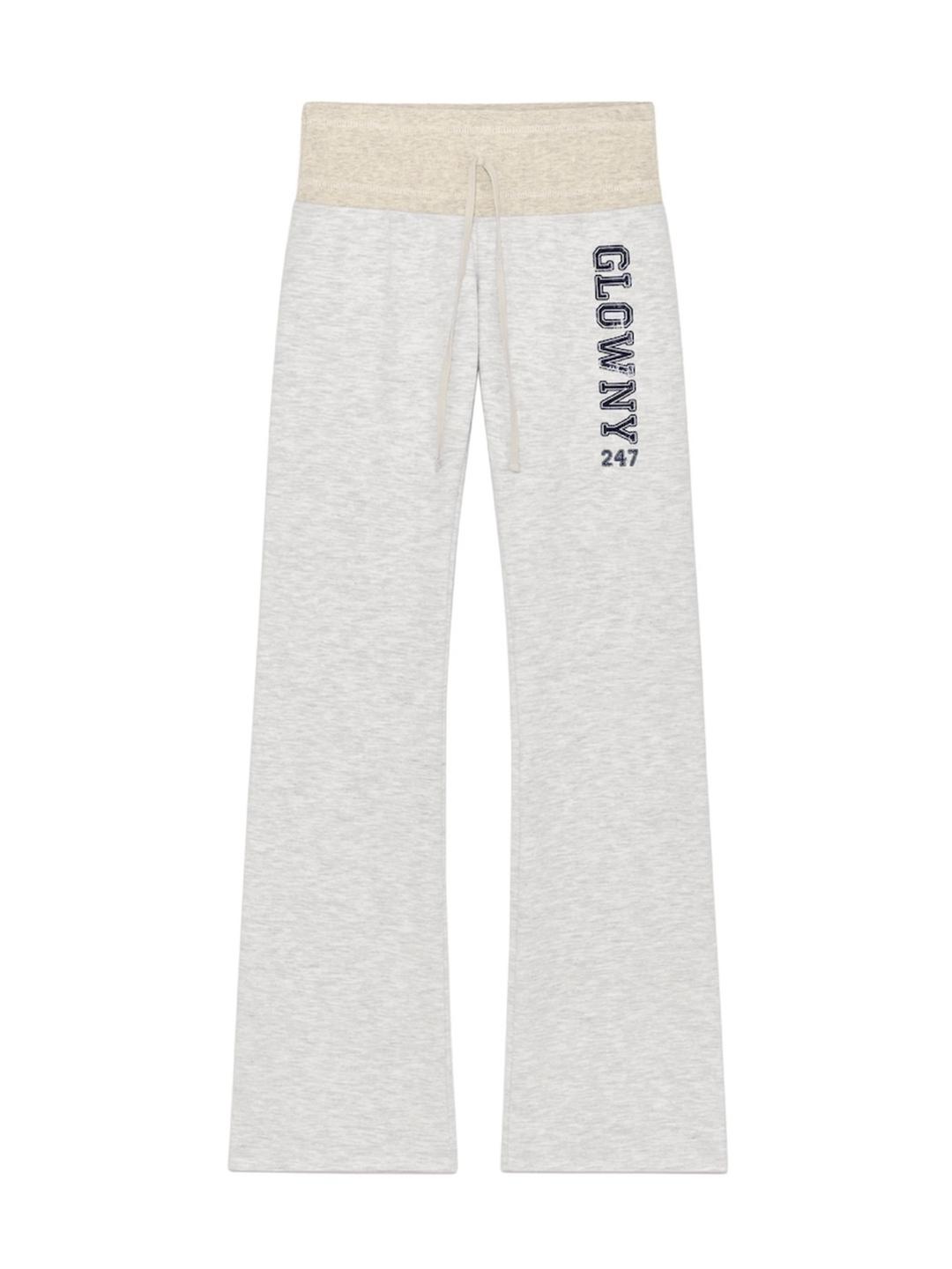 247 DAY SNUG FLARE PANTS (WHITE MELANGE)