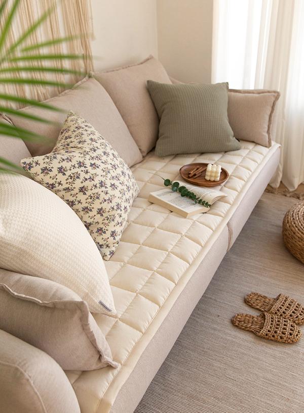 기본형 로맨틱 쇼파 패드 소파 매트 (2color)