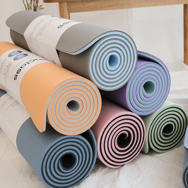 모아클래스 TPE 요가매트 6mm 안밀리는 두꺼운 운동 홈트 스트레칭 헬스 매트 스탠다드