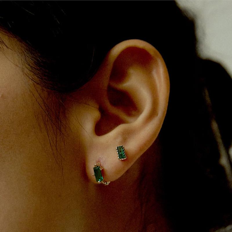 14K 네츄럴 프레임 귀걸이