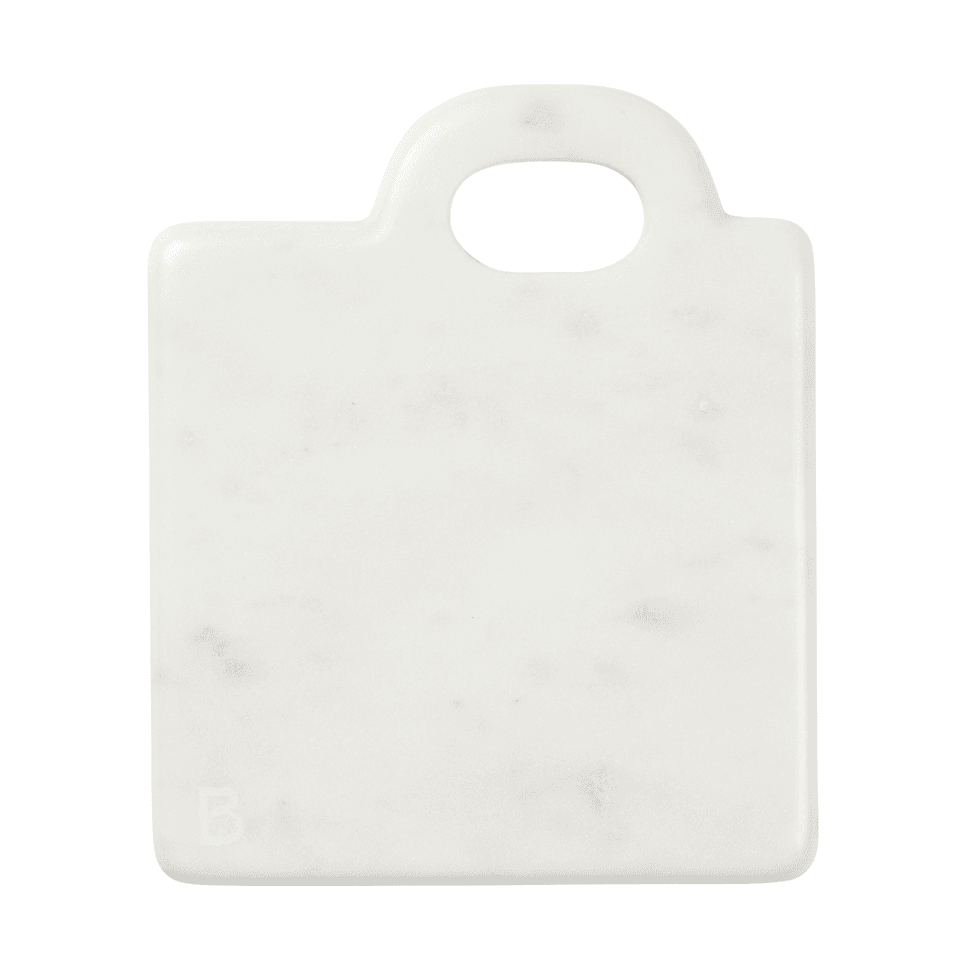 올리나 도마 14x17 cm, White marble