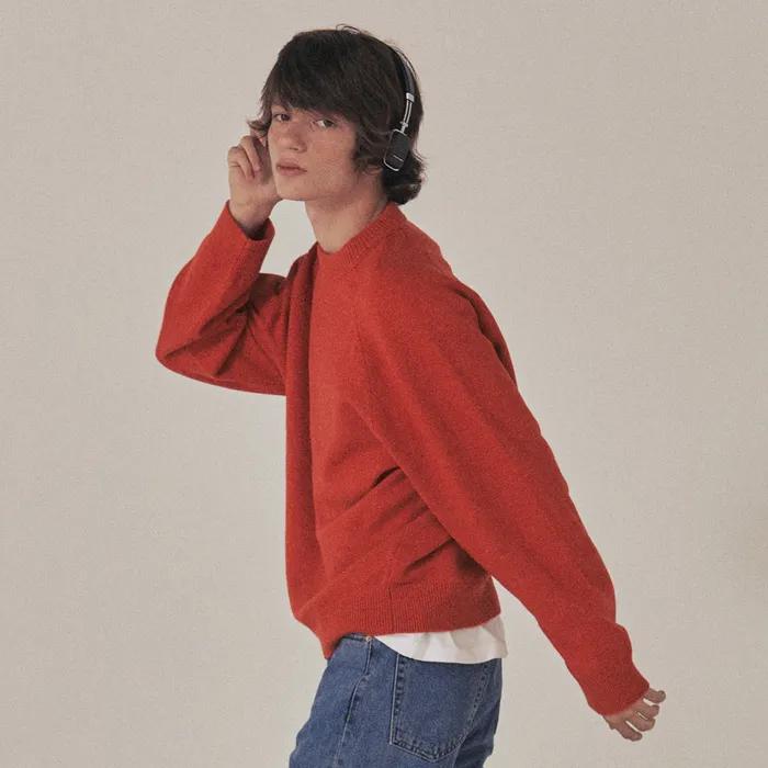 TE5-SW01 램스울 라운드 니트 (8 Color)