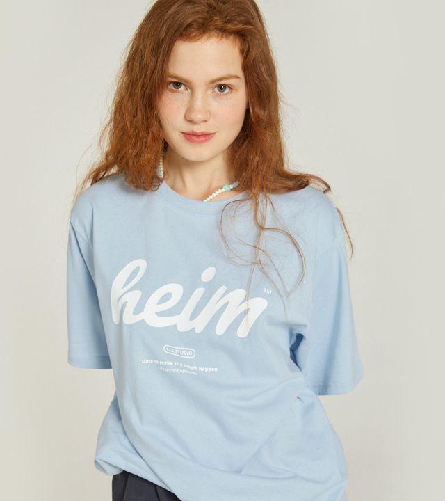 [샤이니 온유 착용] TIME TO HEIM T-SHIRT (BLUE)