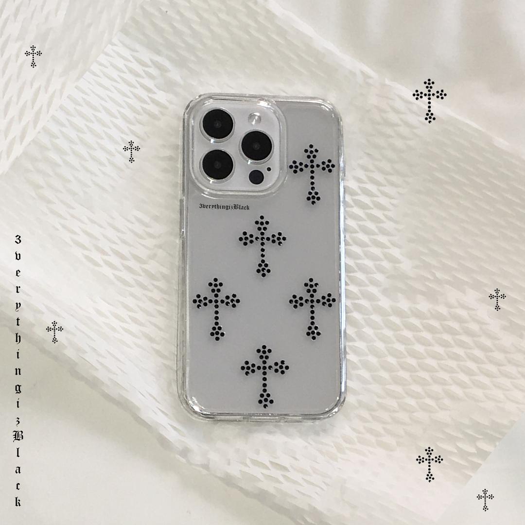 black cross phone