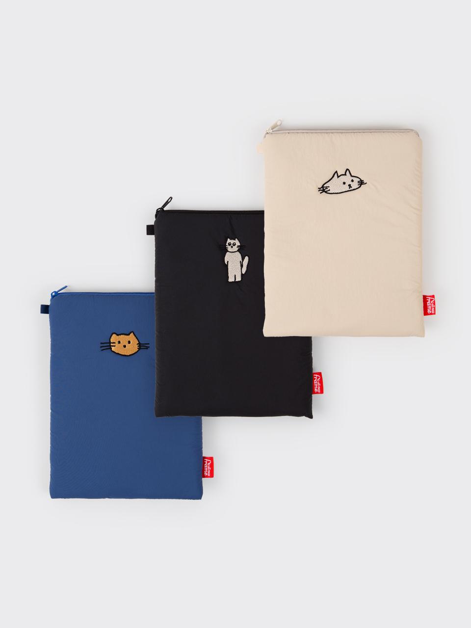올뉴프레임 아이패드 미니 파우치 - 어쩌다 고양이