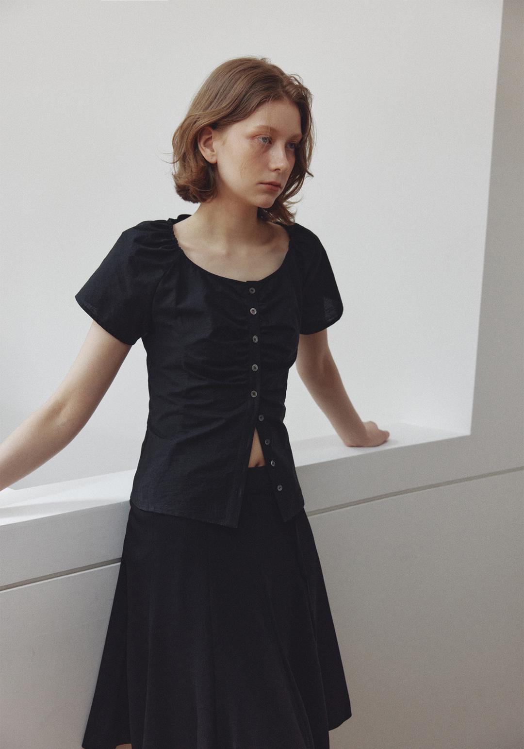 Vietta Shirring Blouse