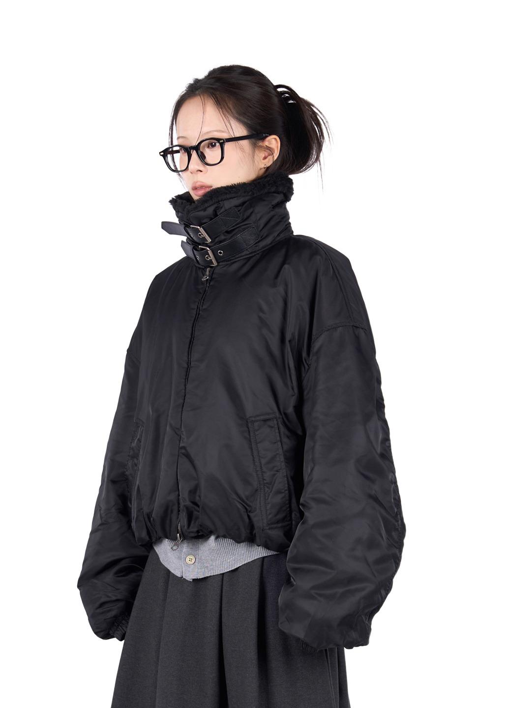 AVIATOR SHEARLING BOMBER JACKET*최대 3주 소요*