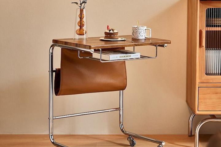 브리튼 매거진 랙 이동식 사이드 테이블 협탁 침대협탁 소파테이블 티테이블