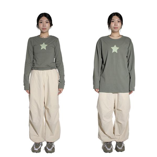 Star long sleeve [KHAKI]