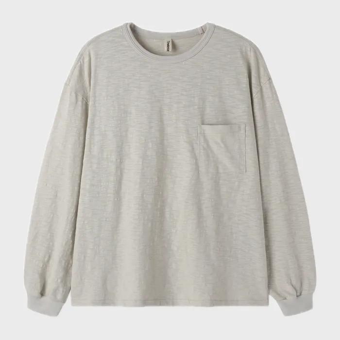 Wild Men Slub pocket L/S Tee Cream