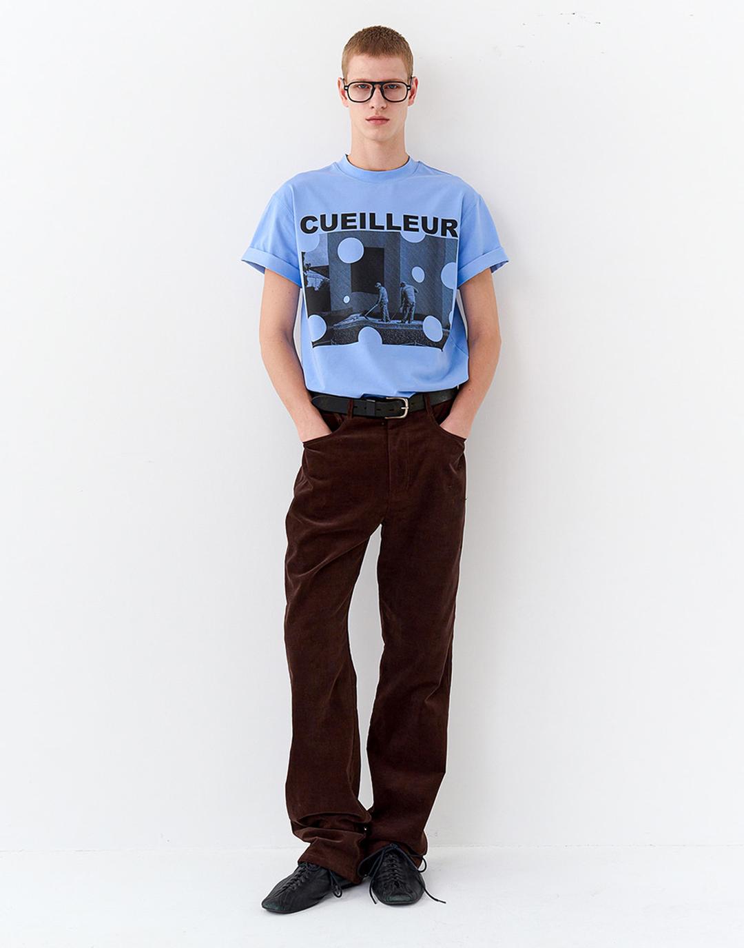 Mimosa Dot T-Shirt (Blue)