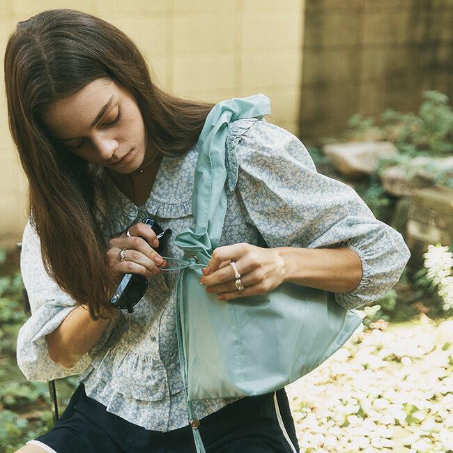 HANI SHIRRING BAG_MINT (EEOO3BAY01W)