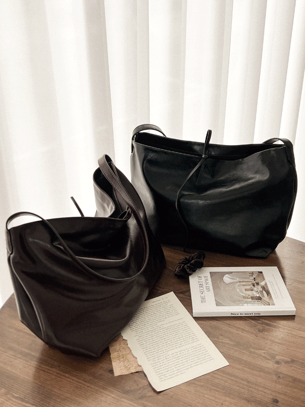 빈티지 레터 숄더백, 2colors