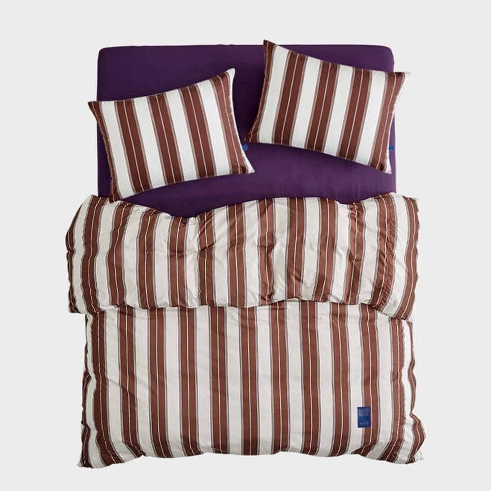 [29CM 단독] 볼드스트라이프 무봉제 알러지케어 사계절 차렵이불 2sizes