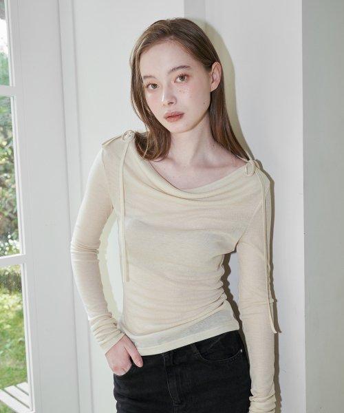 드레이프 스트링 탑_5컬러