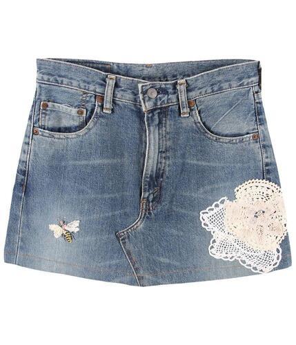 LEVI'S 리바이스 코튼 100% 셀비지 미니 스커트 여 (26)