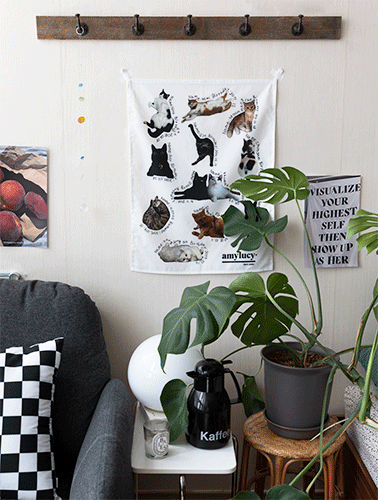 루미키튼 패브릭포스터 50x65cm