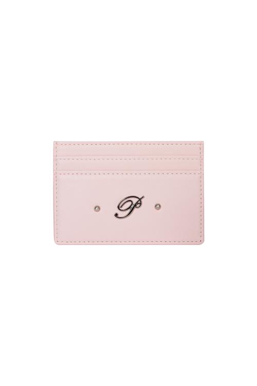 SIGNATURE CARD WALLET pink