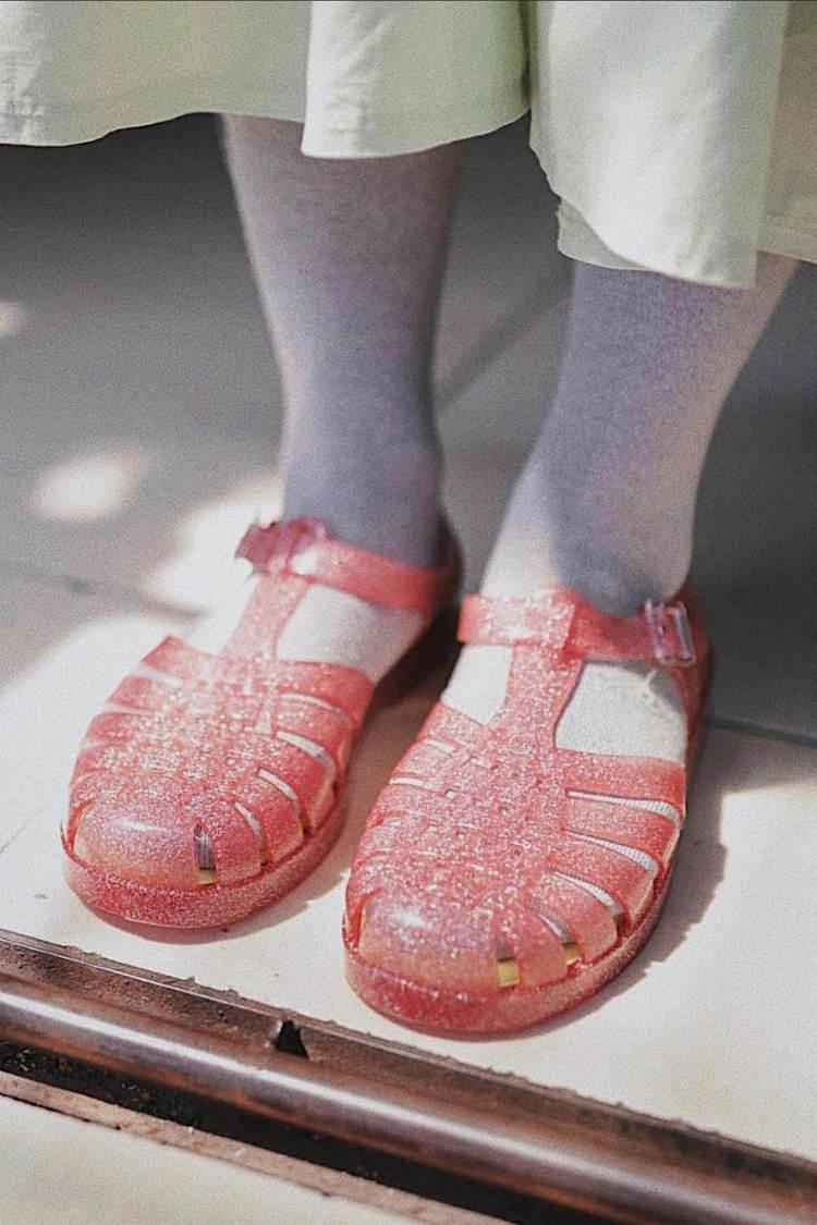 멜리사 포제션 샤이니 샌들 Rose