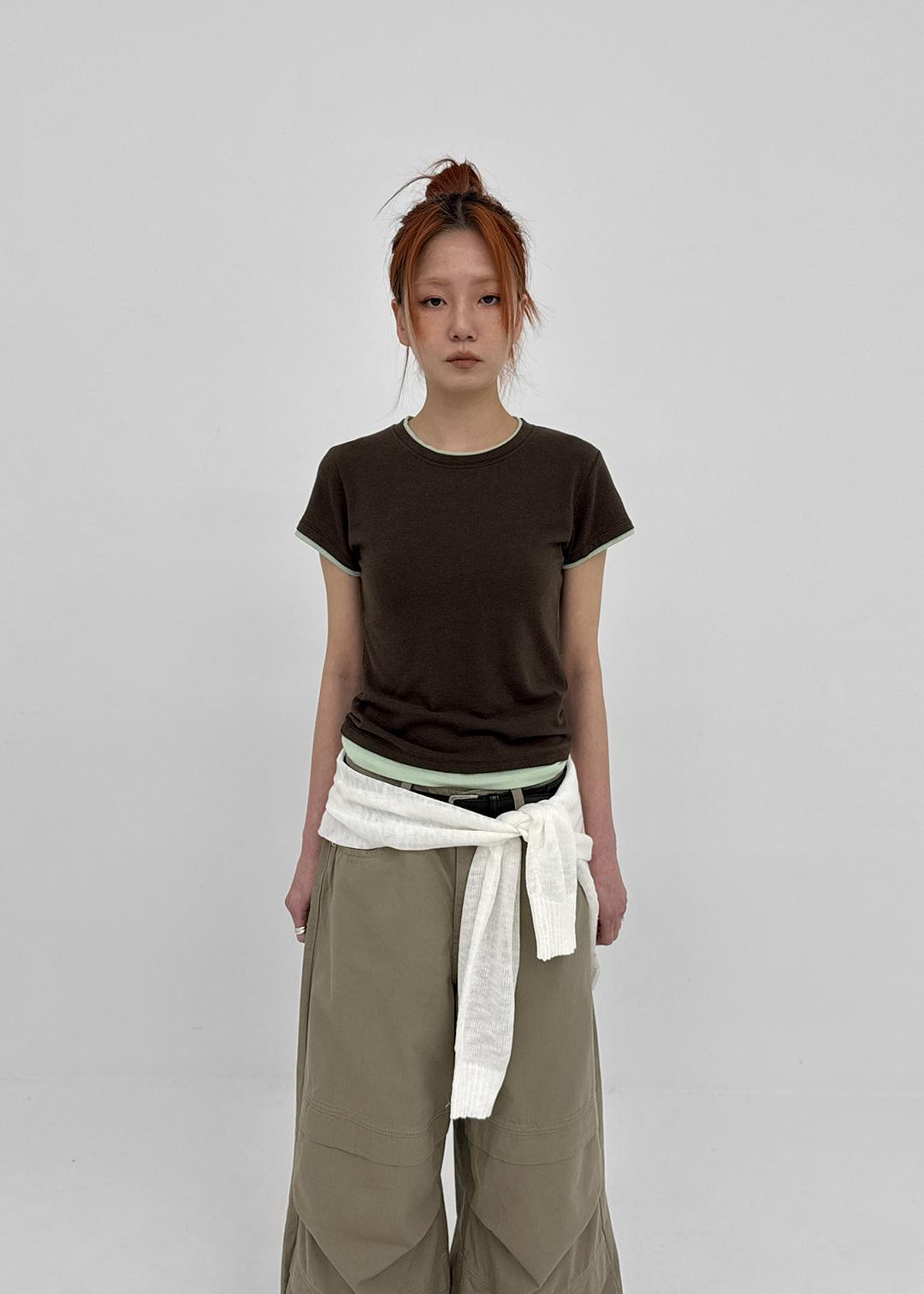 블랙업 [MADE] 투론 레이어드 반팔티