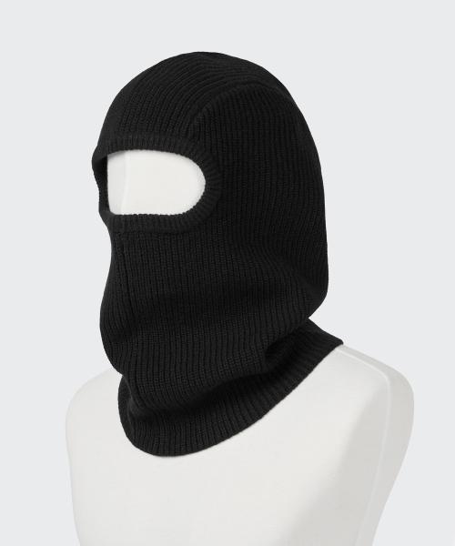 램스울 풀 페이스 니트 바라클라바 [블랙]