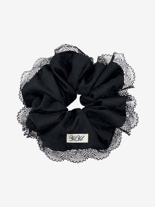 Lingerie scrunchie, BLACK