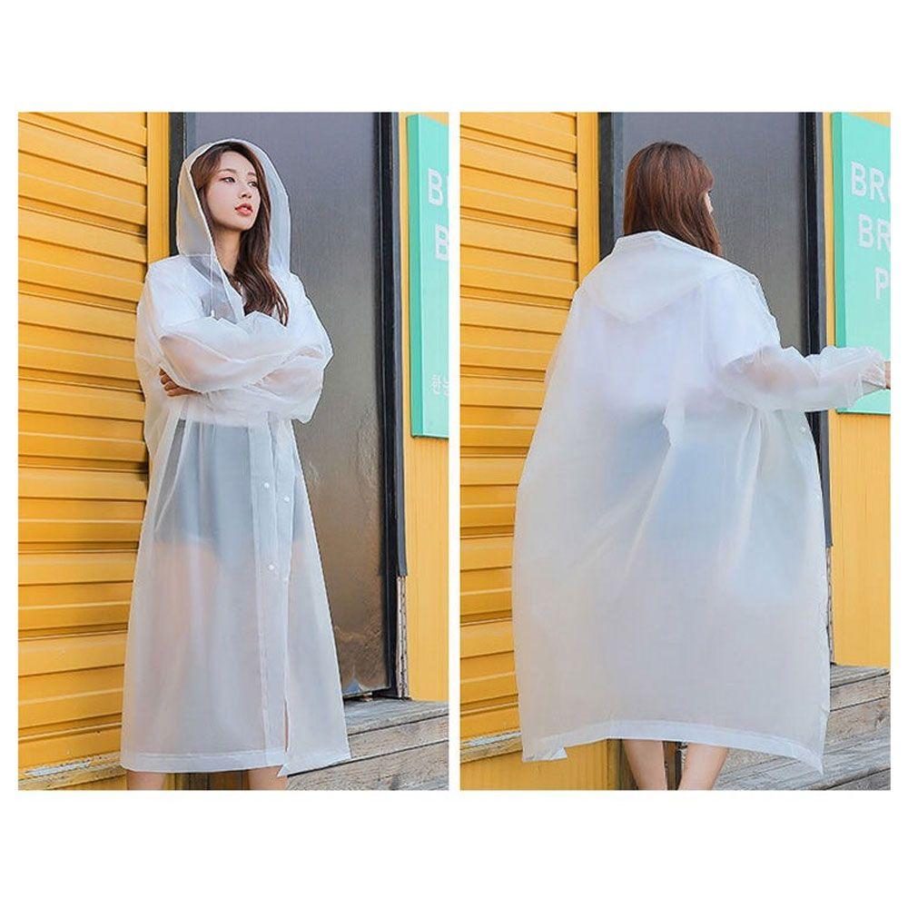 ONM 남여공용 일회용 EVA 우비 X2개 장마철 레인코트 비옷