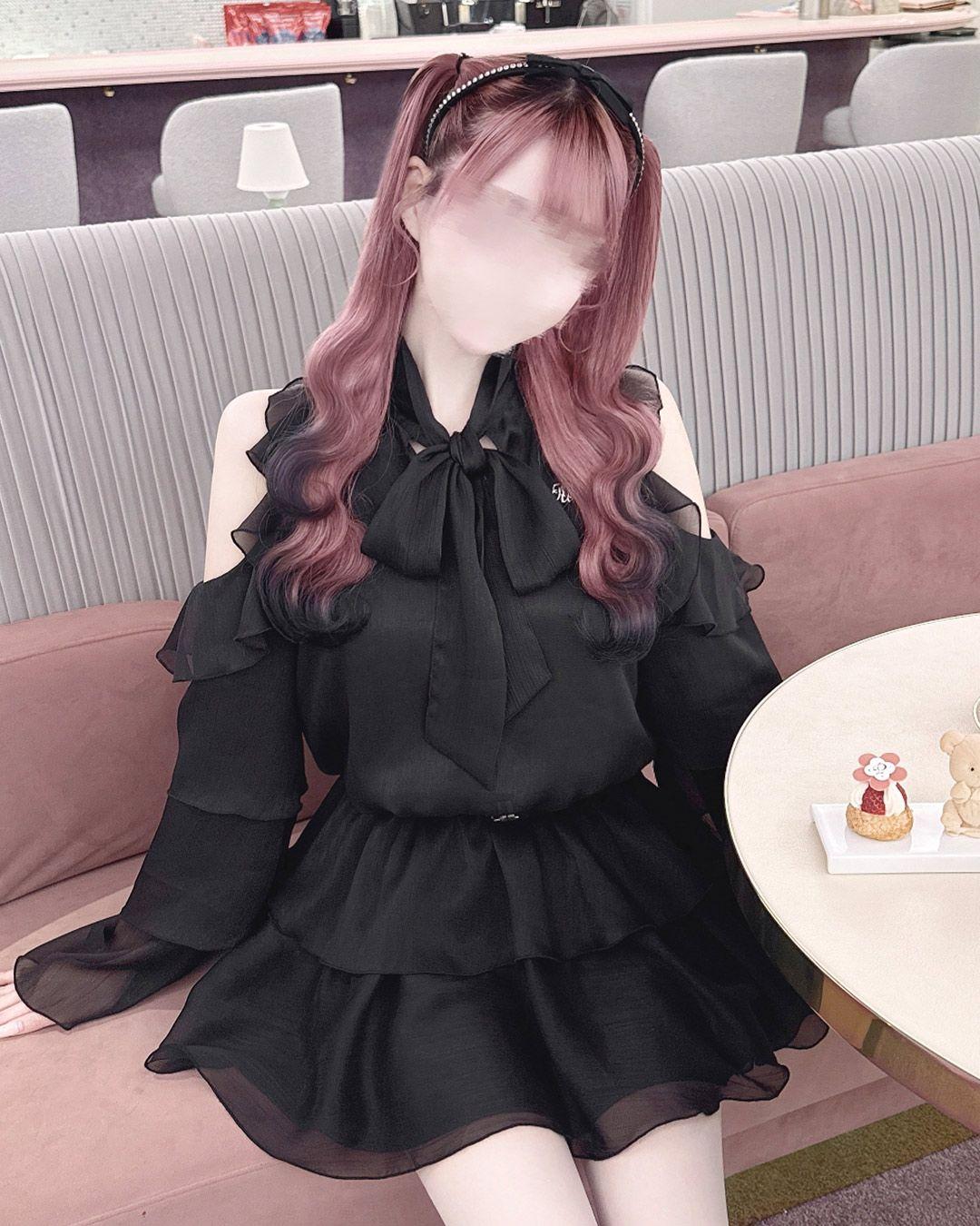 ビッグリボンフリルシフォンワンピース ホワイト | ファッション通販＆メディアMyColor ～マイカラー～