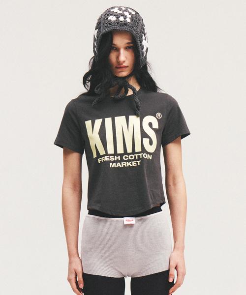 Kims Elve Logo Tee Charcoal