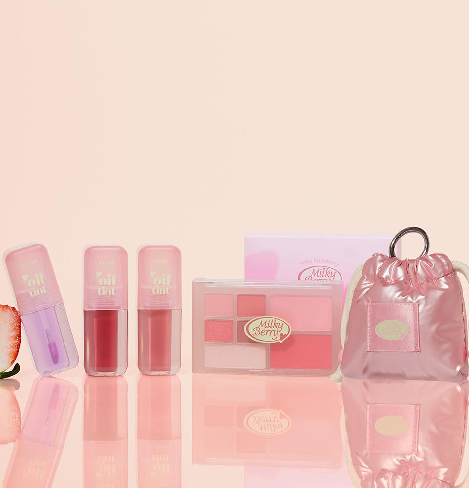 [에뛰드] [밀키베리] 플레이 멀티 아이즈 6.8g+디어달링 오일틴트 4.2g 2종 세트