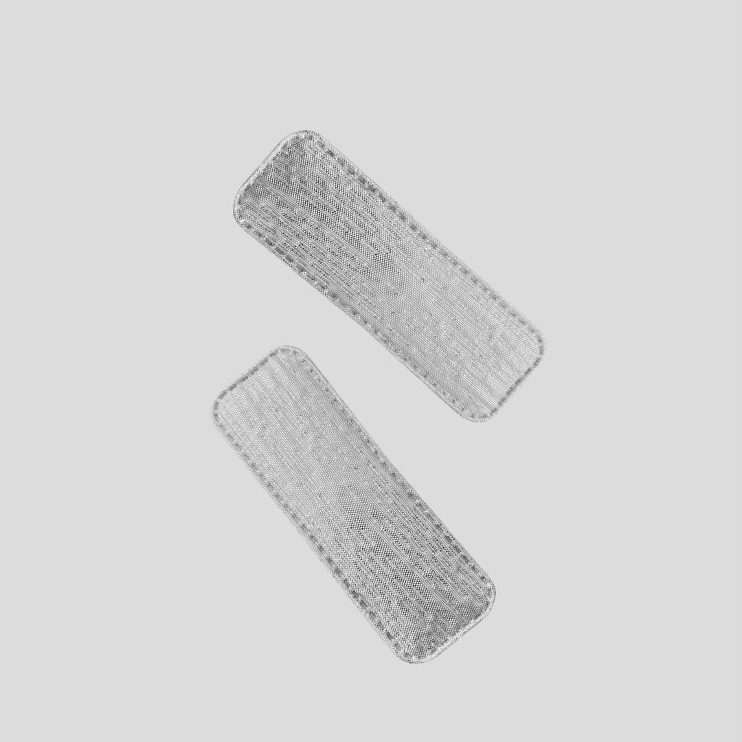 SQUARE SHINE HAIR PIN IN SILVER