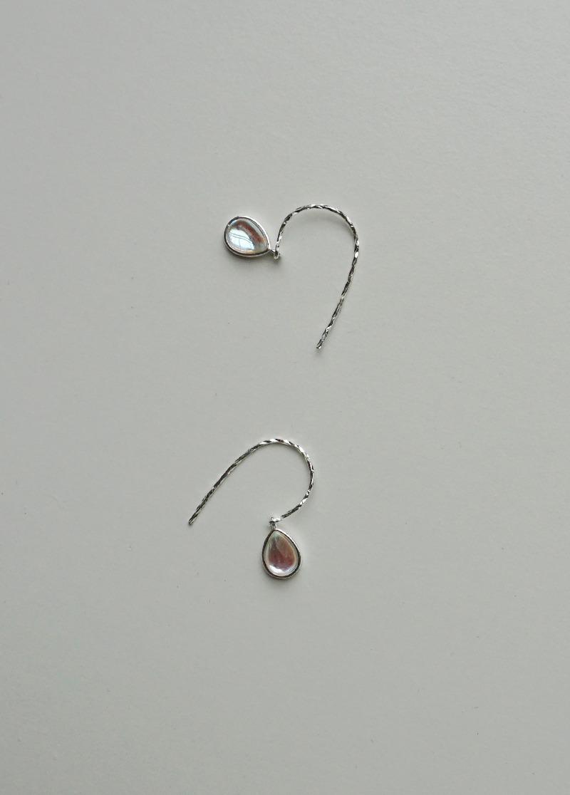 [E149][silver]water drop earring/은귀걸이/미니멀귀걸이/물방울