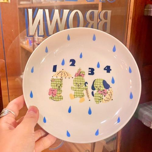 귀여운 강아지 빈티지 그릇