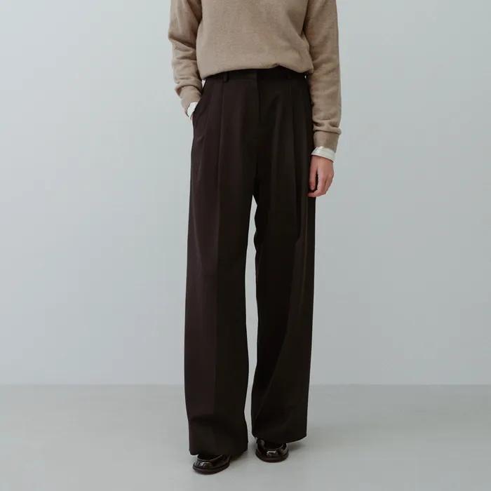 [2차 10/20 예약발송] Poster slacks (brown)