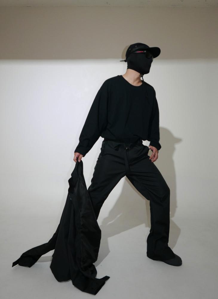 고프코어 바람막이 셋업 벨트 팬츠